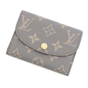 Louis Vuitton Bi fold Wallet Monogram Porte Monnaie Rosalie